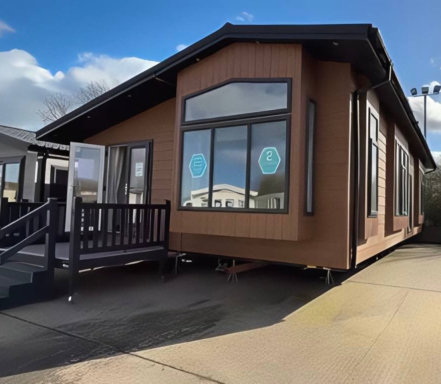 Twin Lodge 81,8 m² – Maison Mobile Haut de Gamme Entièrement Meublée