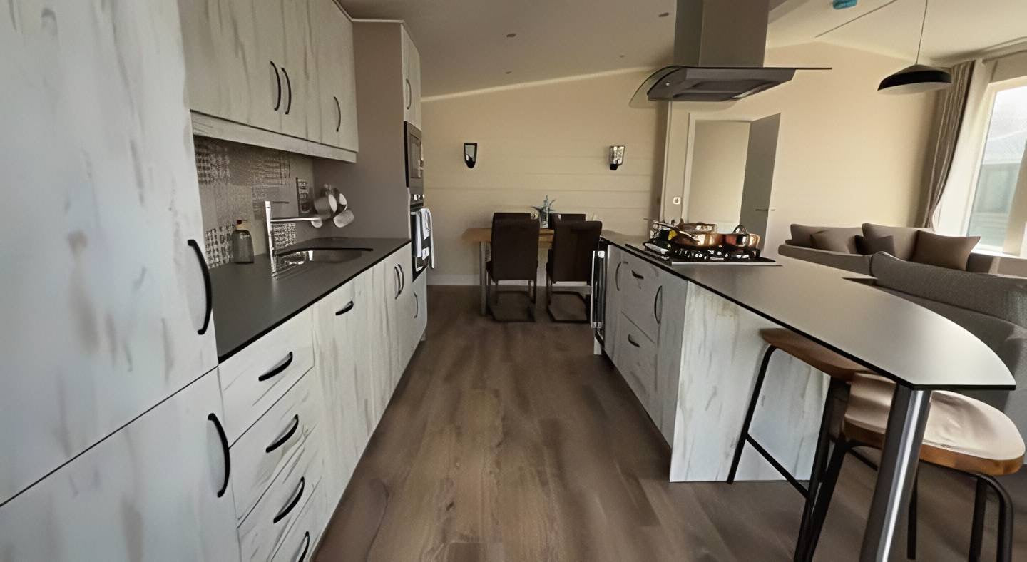Twin Lodge 81,8 m² – Maison Mobile Haut de Gamme Entièrement Meublée