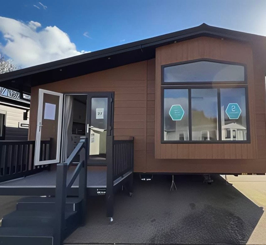 Twin Lodge 81,8 m² – Maison Mobile Haut de Gamme Entièrement Meublée